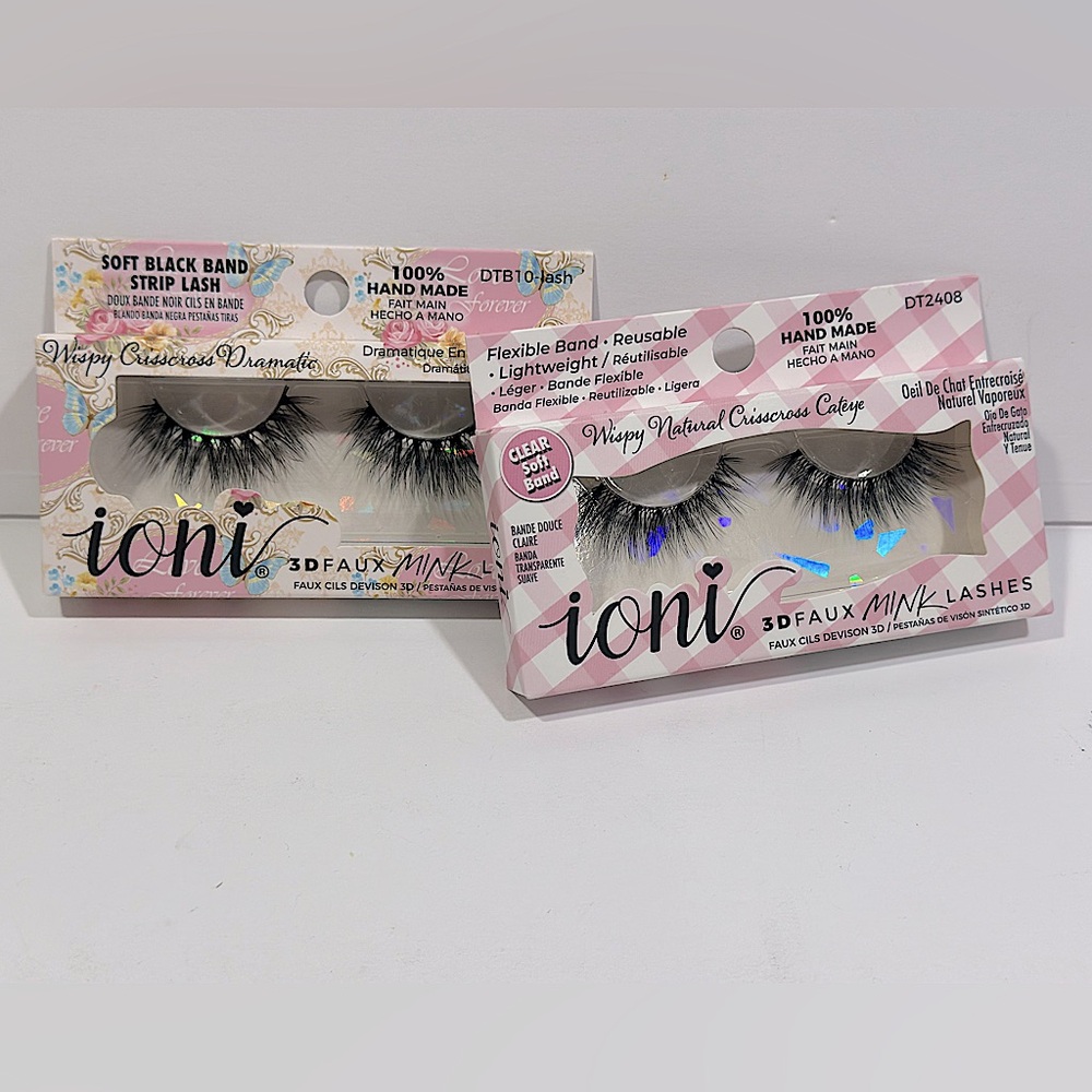 3D Faux Mink Wispy Lashes - Pack of 2